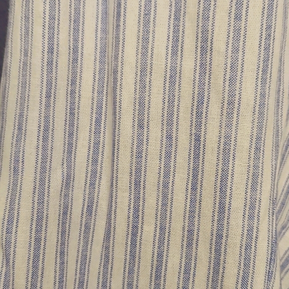 RELAXED CHAMBRAY PANTS - Picture 3 of 4